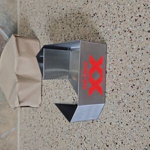 Dos Equis Stainless Steel Napkin Holder/Condiments